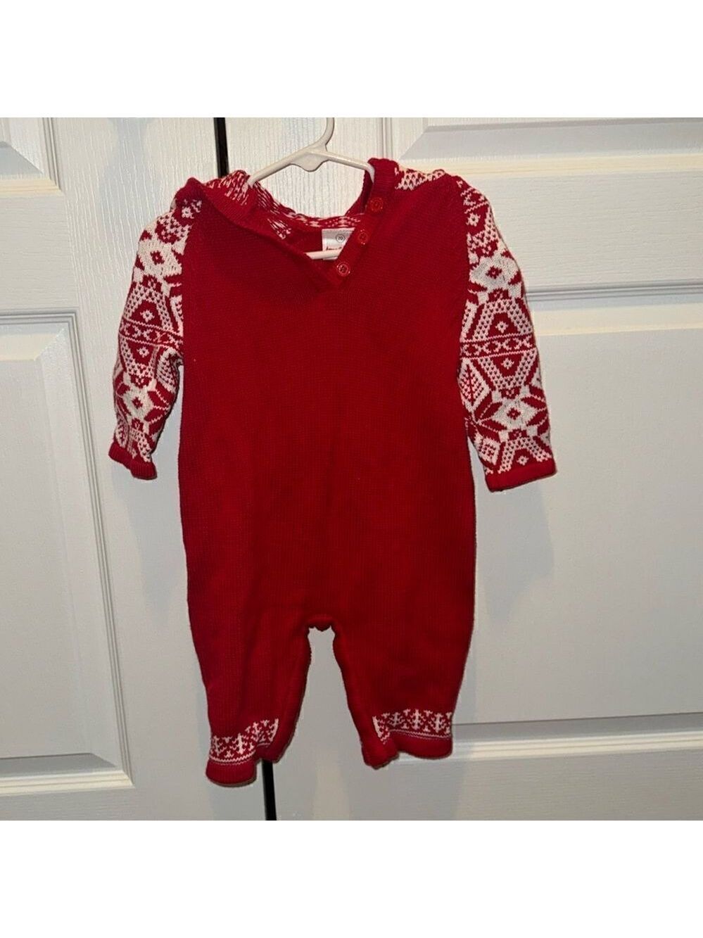 HANNA ANDERSSON Knit Romper with Hood